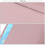 Borsa porta carte antifurto RFID in pelle KB19