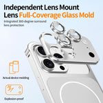 Custodia magnetica con cornice in metallo per iPhone 14 Pro