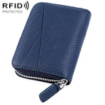 Portafoglio porta carte in vera pelle con RFID