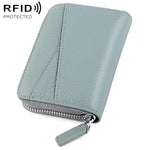 Portafoglio porta carte in vera pelle con RFID