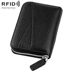 Portafoglio porta carte in vera pelle con RFID