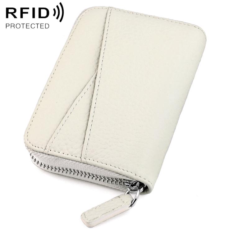 Portafoglio porta carte in vera pelle con RFID