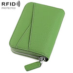 Portafoglio porta carte in vera pelle con RFID