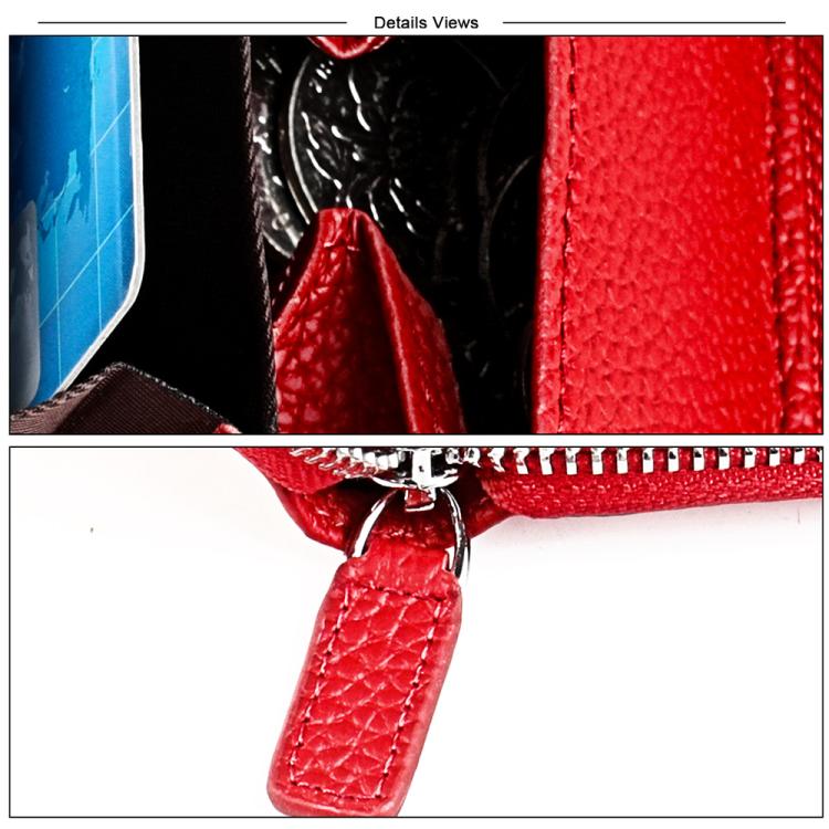 Portafoglio porta carte in vera pelle con RFID