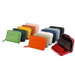 Portafoglio porta carte in vera pelle con RFID