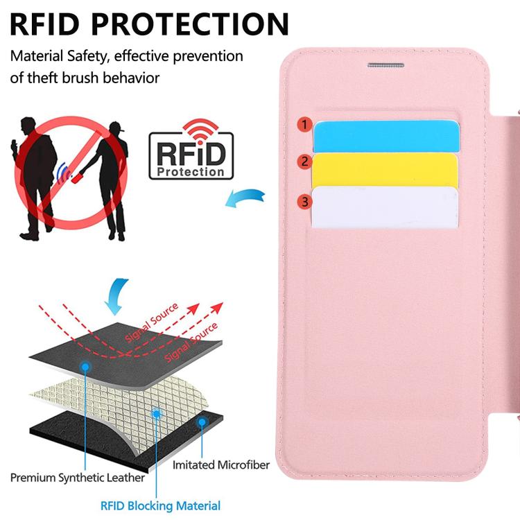 Custodia ultra sottile in ecopelle con supporto girevole per Samsung Galaxy S22