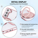 Custodia ultra sottile in ecopelle con supporto girevole per Samsung Galaxy S22