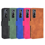 Custodia in pelle PU con supporto e slot per schede per OPPO Realme 7 e Narzo 20