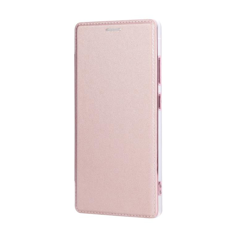 Custodia ultra sottile in ecopelle con placcatura magnetica per Samsung Galaxy