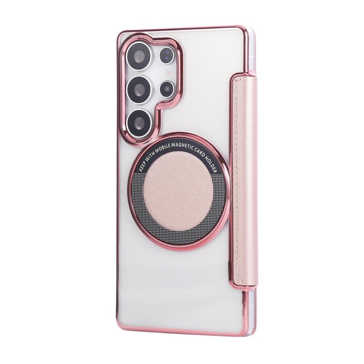Custodia ultra sottile in ecopelle con placcatura magnetica per Samsung Galaxy