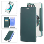 Custodia ultra sottile in ecopelle con placcatura magnetica per Samsung Galaxy