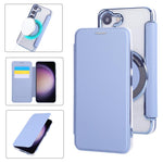 Custodia ultra sottile in ecopelle con placcatura magnetica per Samsung Galaxy