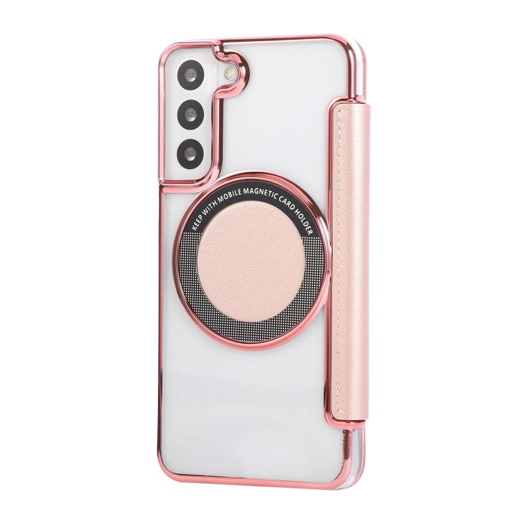 Custodia ultra sottile in ecopelle con placcatura magnetica per Samsung Galaxy