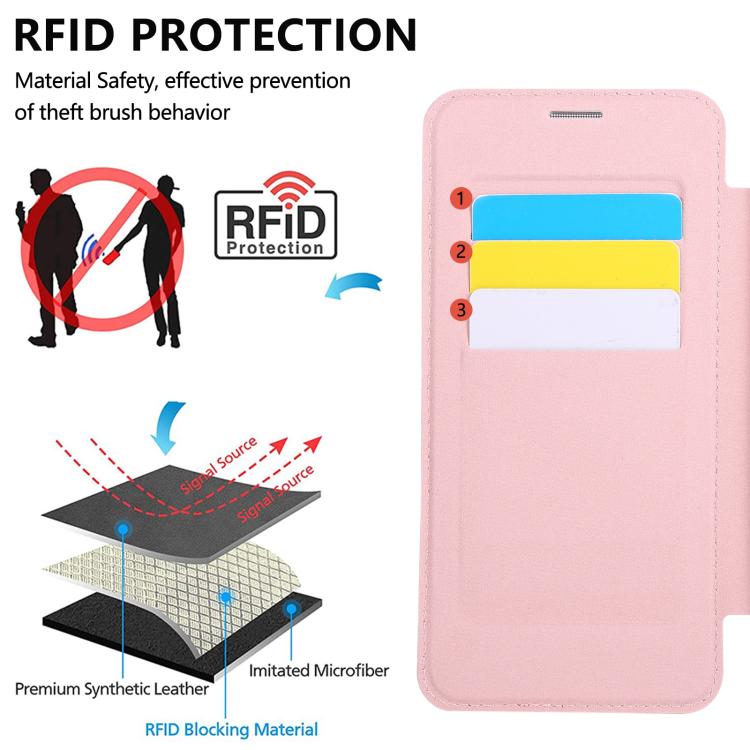 Custodia ultra sottile in ecopelle con placcatura magnetica per Samsung Galaxy