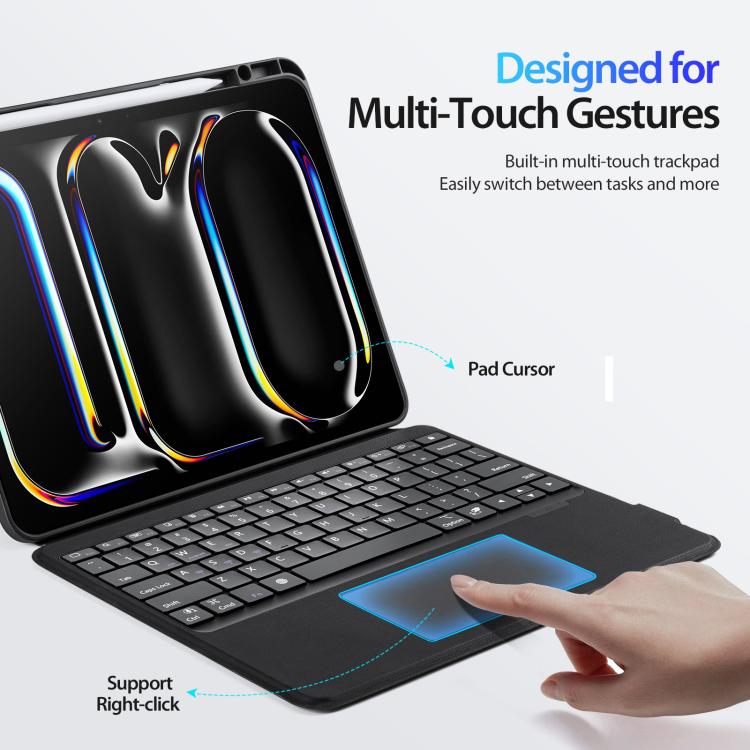 Tastiera wireless magnetica retroilluminata per iPad Pro 13