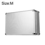 Scatola portaoggetti in lega di alluminio con serratura