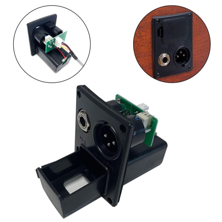 Equalizzatore a 4 bande per chitarra con accordatore LCD
