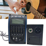 Equalizzatore a 4 bande per chitarra con accordatore LCD