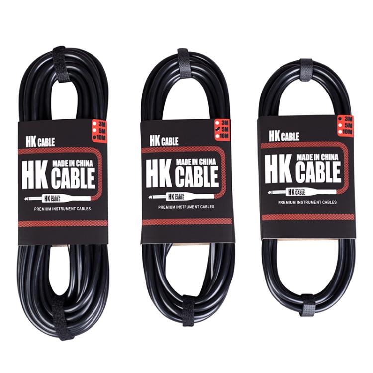 Cavo audio per chitarra elettrica 6,35 mm dritto e a gomito