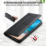 Custodia in ecopelle con rivestimento magnetico RFID per Samsung Galaxy A55 5G