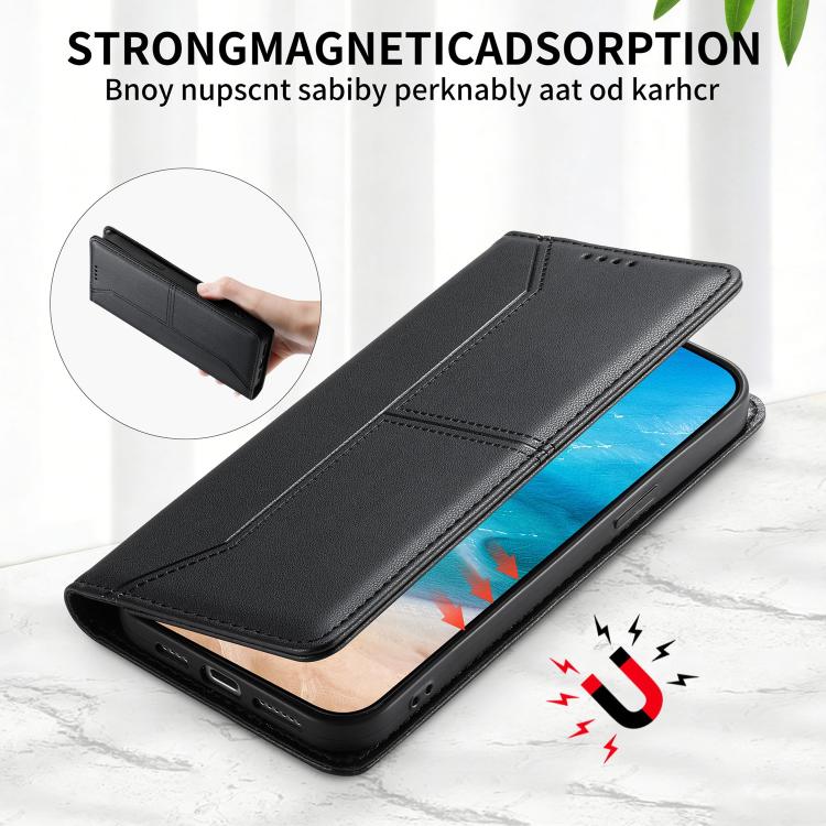 Custodia in ecopelle con rivestimento magnetico RFID per Samsung Galaxy A55 5G