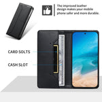 Custodia in ecopelle con rivestimento magnetico RFID per Samsung Galaxy A54 5G