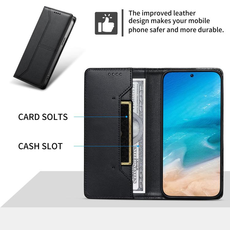 Custodia in ecopelle con rivestimento magnetico RFID per Samsung Galaxy A54 5G