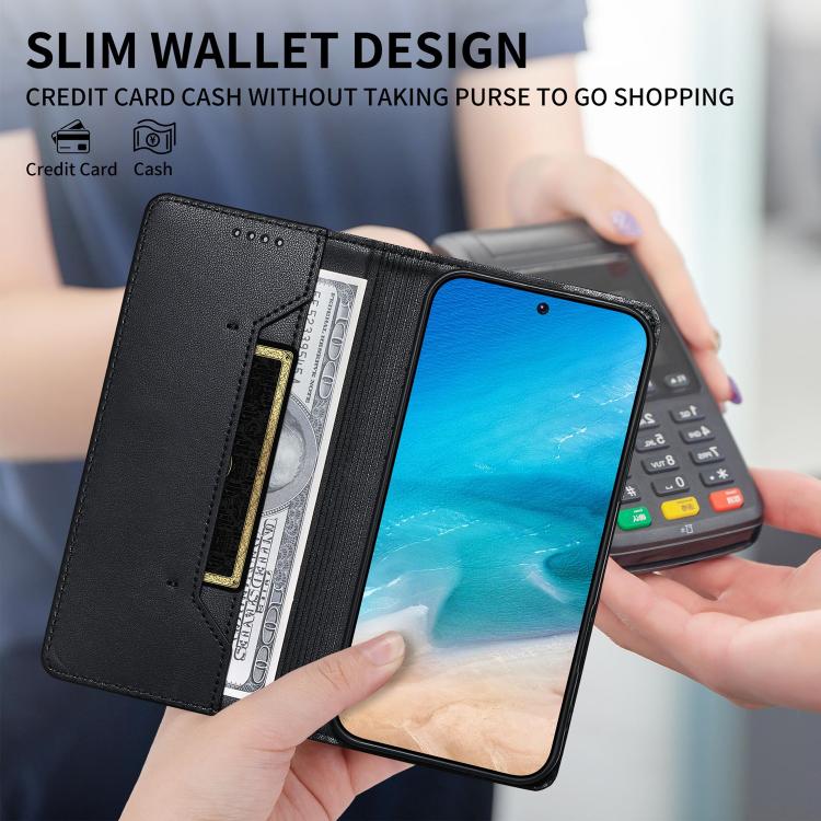 Custodia in ecopelle con rivestimento magnetico RFID per Samsung Galaxy A54 5G