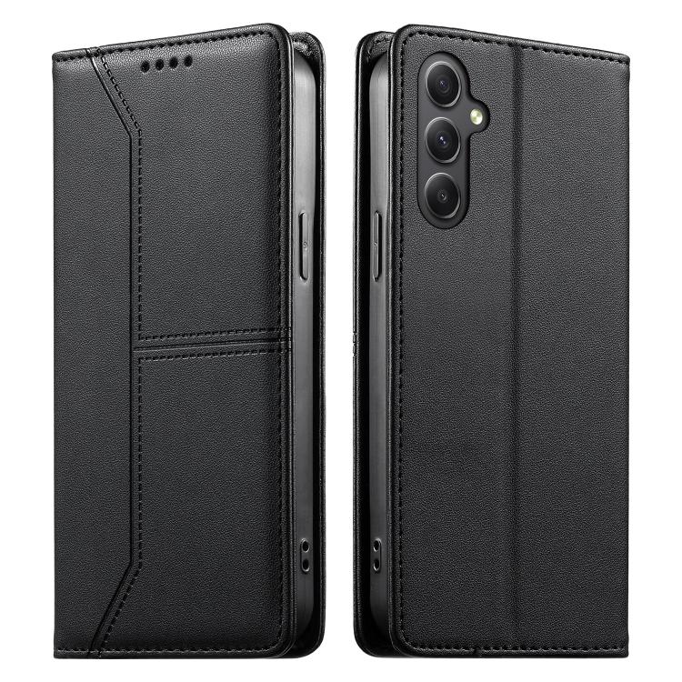 Custodia in ecopelle con rivestimento magnetico RFID per Samsung Galaxy A55 5G