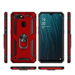 Custodia protettiva antiurto in TPU + PC con supporto girevole a 360 gradi per