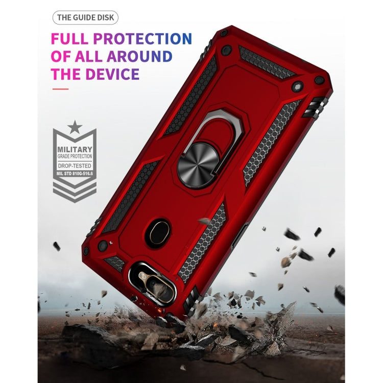 Custodia protettiva antiurto in TPU + PC con supporto girevole a 360 gradi per