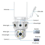 Telecamera di sorveglianza K30 1080P con 3 schermi