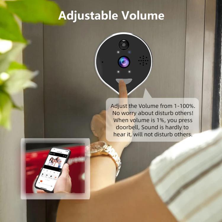 Videocitofono wireless WiFi RH-PD7 con schermo 4,3"