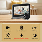 Videocitofono WiFi con schermo HD 4,3" e rilevamento movimento