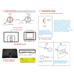 Spioncino elettronico con display 2,8" 720P e videocitofono wirel