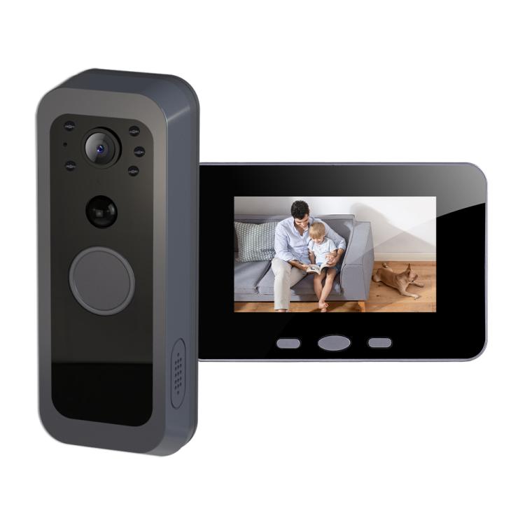 Videocitofono intelligente Tuya con schermo IPS 4 pollici
