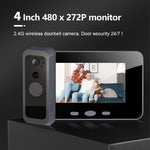 Videocitofono intelligente Tuya con schermo IPS 4 pollici