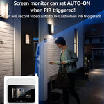 Videocitofono intelligente Tuya con schermo IPS 4 pollici