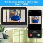 Videocitofono intelligente WiFi con schermo HD 4,3 pollici