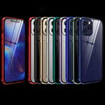 Custodia magnetica in vetro temperato per iPhone 12 e 12 Pro Max