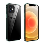 Custodia magnetica in vetro temperato per iPhone 12 e 12 Pro Max