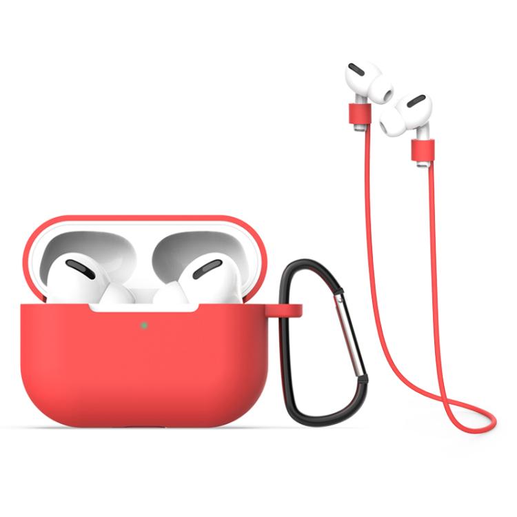 Custodia protettiva in silicone per AirPods Pro 3 con gancio
