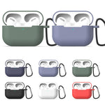 Custodia protettiva in silicone per AirPods Pro 3 con gancio