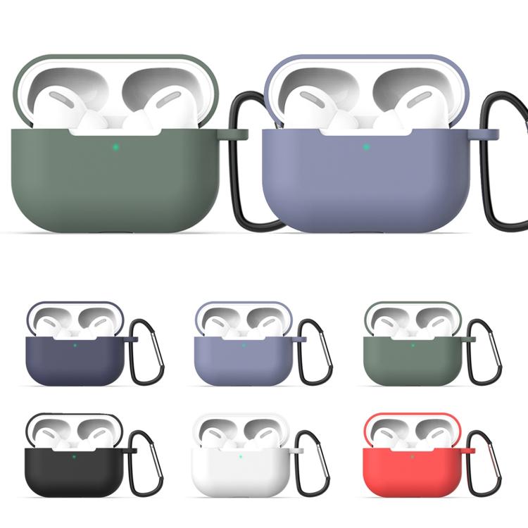 Custodia protettiva in silicone per AirPods Pro 3 con gancio