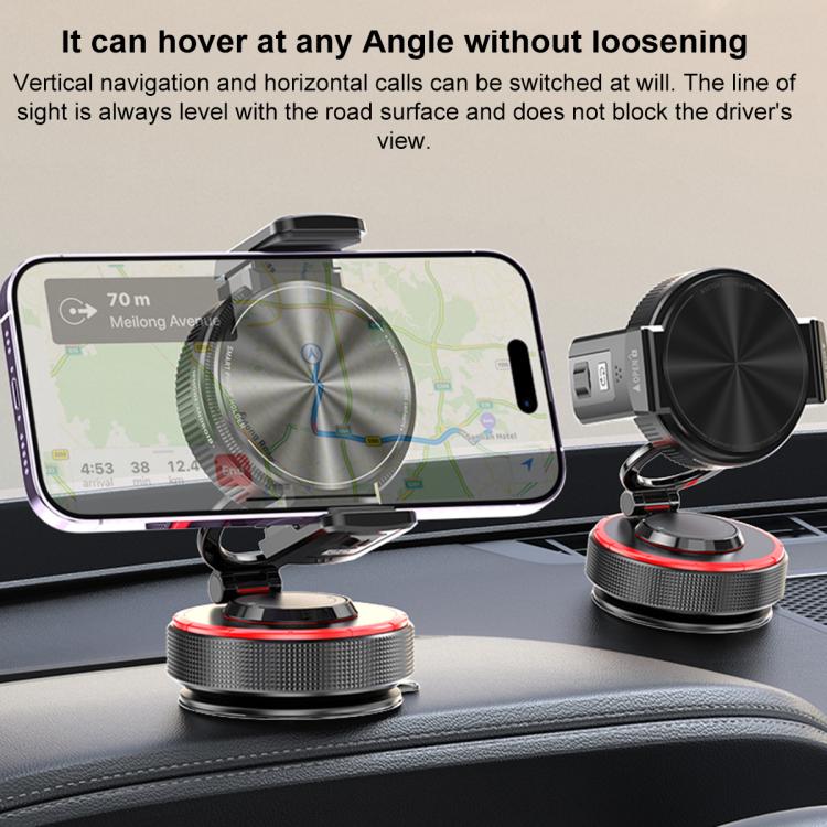 Supporto auto telefono K33 ventosa magnetica 360°