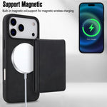 Portafoglio staccabile in similpelle con custodia magnetica iPhon