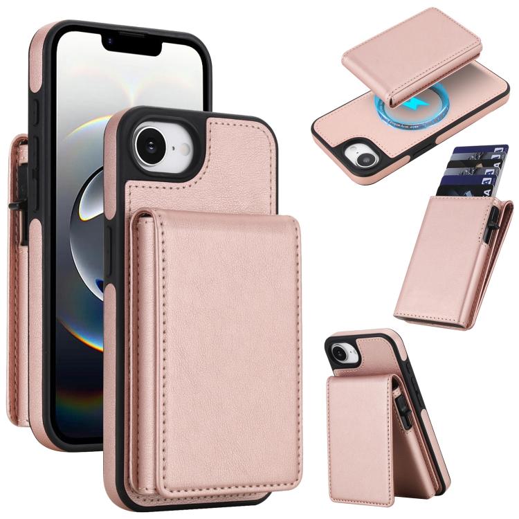 Portafoglio staccabile in similpelle con custodia magnetica iPhon