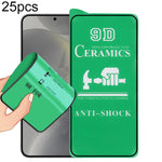 Pellicola ceramica 9D schermo intero con adesivo per Samsung Galaxy S24-S26