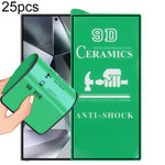 Pellicola ceramica 9D schermo intero con adesivo per Samsung Galaxy S24-S26