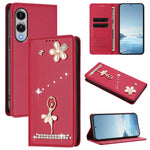 Custodia in ecopelle con protezione RFID e strass per Samsung Galaxy S26, S25 FE